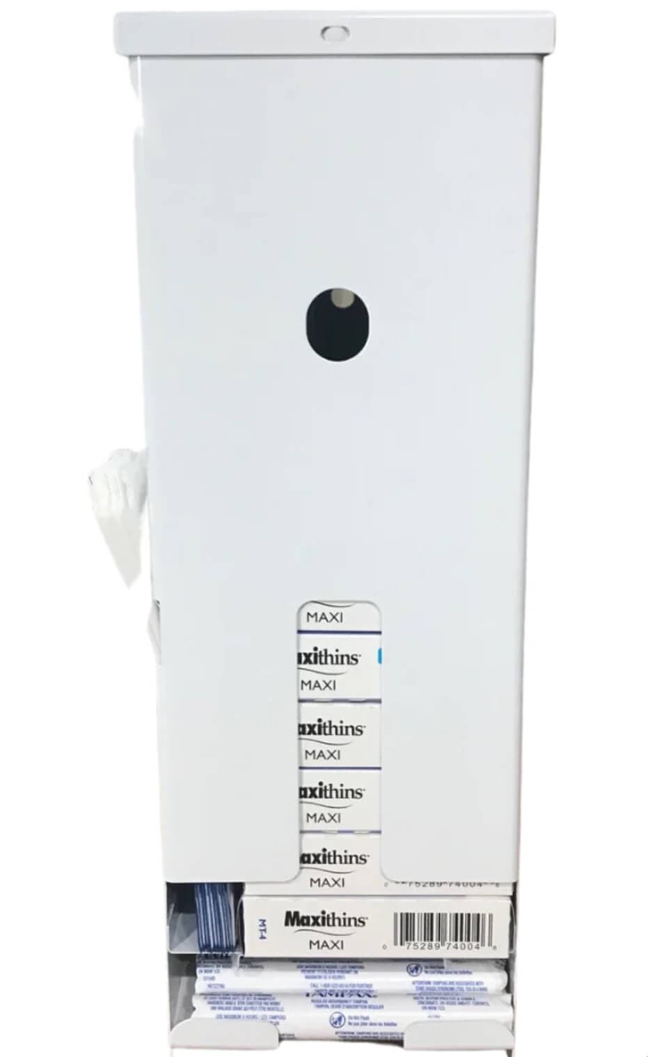 Tampon and Sanitary Napkin Dispenser