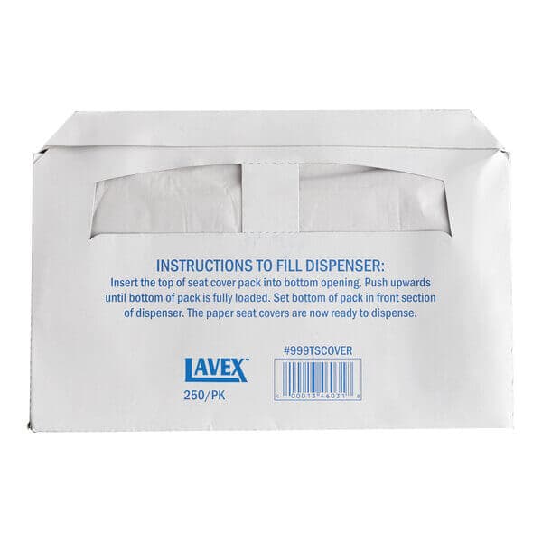 LX Half Fold Paper Toilet Seat Cover - 250/Pack — view 2
