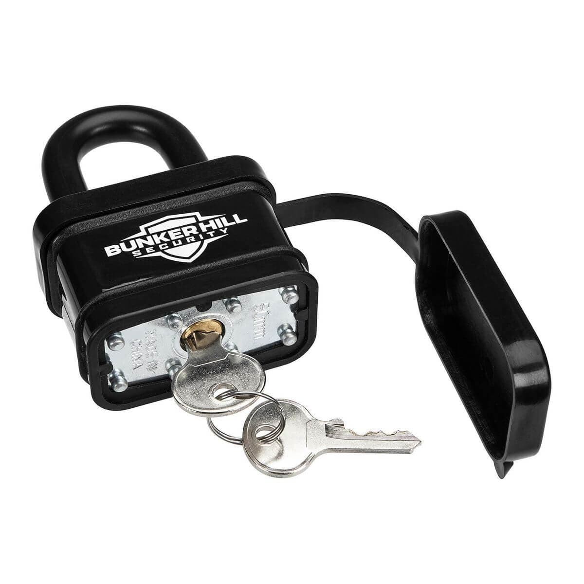 2.4 in. Laminated Steel Waterproof Padlock