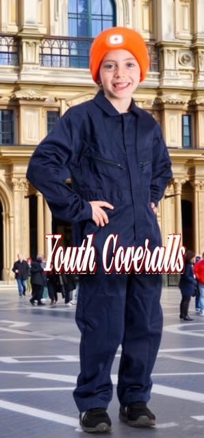 Trysafe Youth Polycotton Work Coverall, PC890