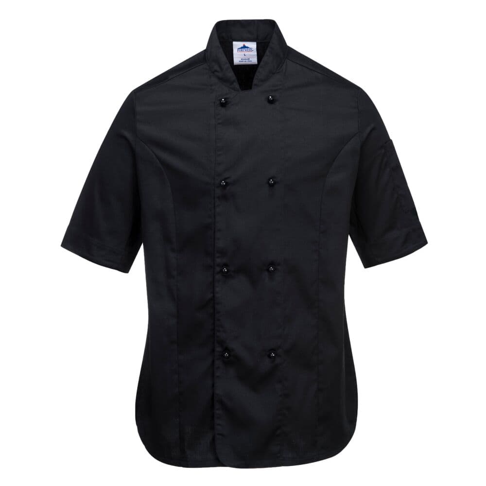 C737 - Rachel Women's Chefs Jacket S/S