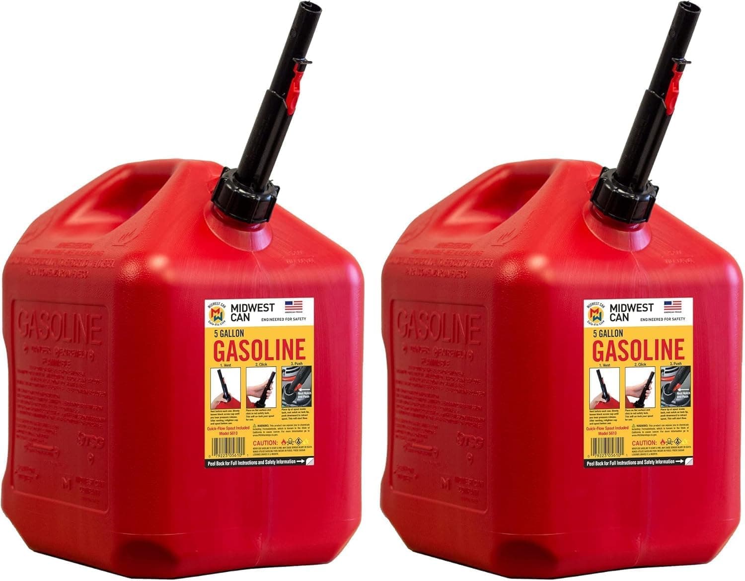 5 Gallon Safety Gas Can with FlameShield® Protection — view 2