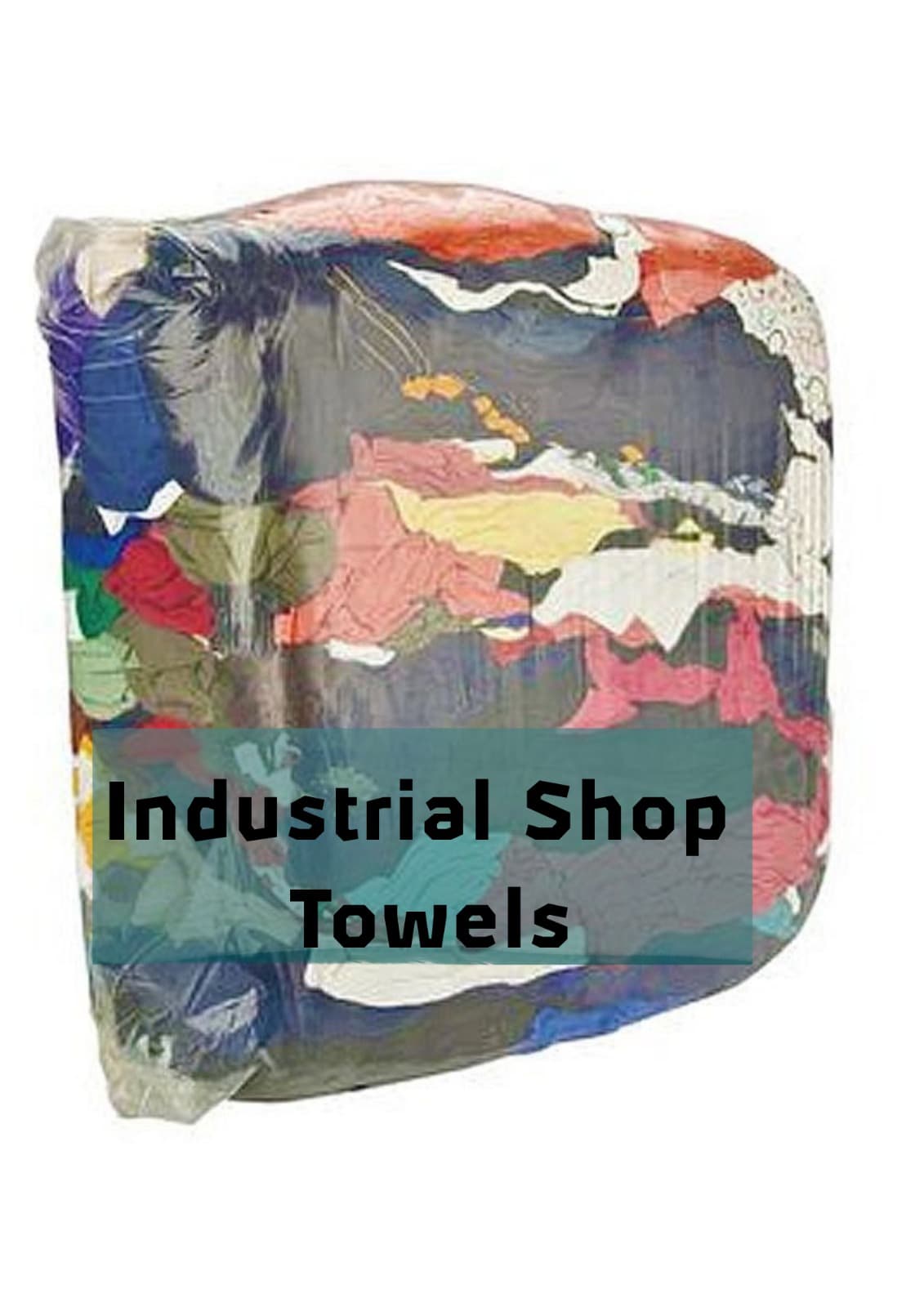 Recycled Colored Wiping Rags – 20 lb Bag