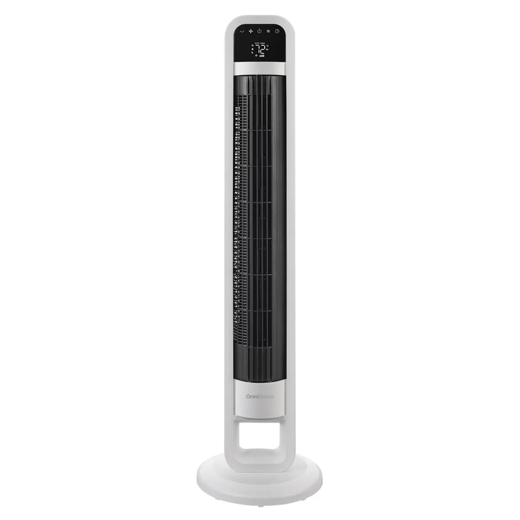 OmniBreeze Tower Fan with Internal Oscillation and Wi-Fi