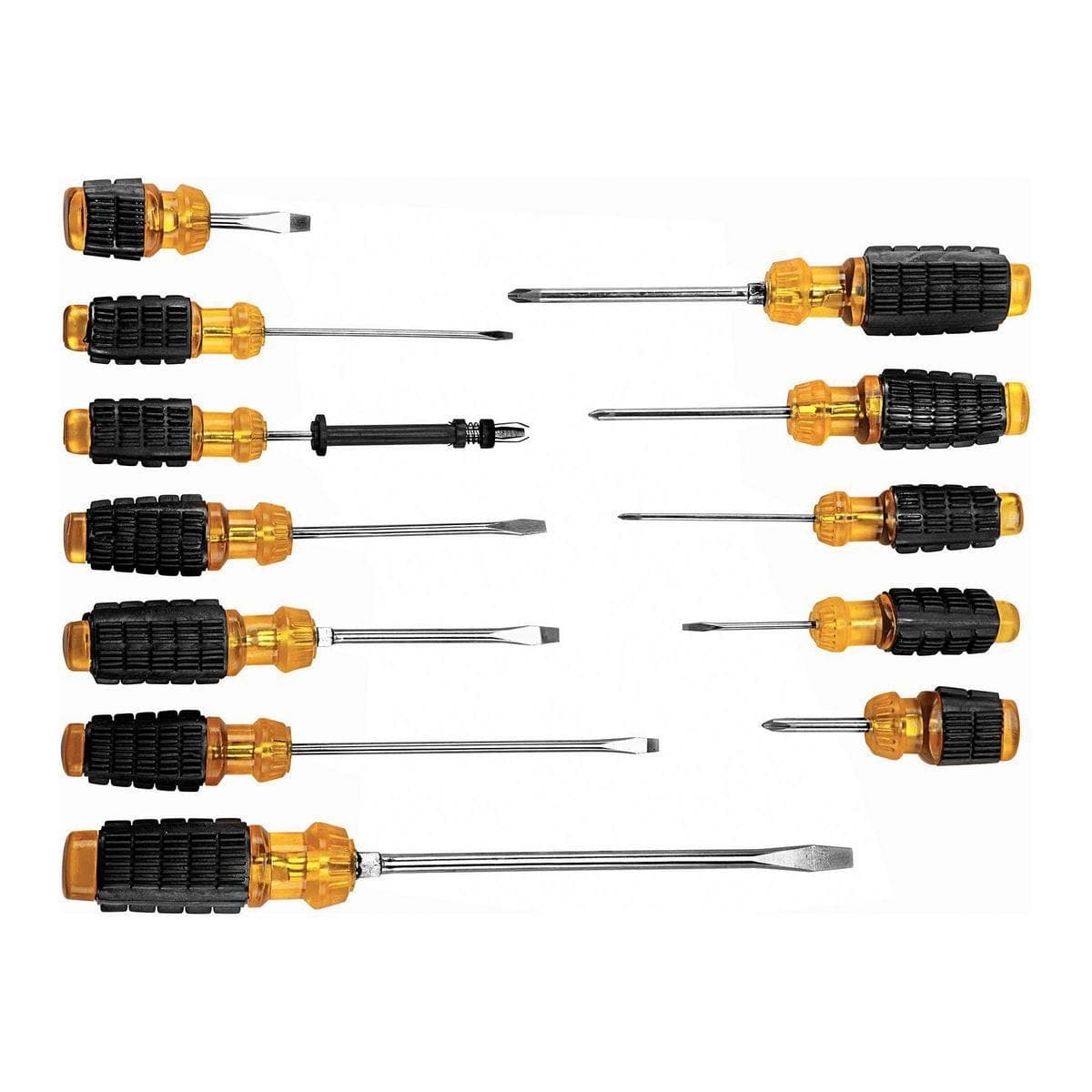 PITTSBURGH Cushion-Grip Screwdriver Set, 12-Piece