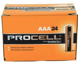 Procell Battery, Non-Rechargeable Alkaline, 1.5 V, AAA