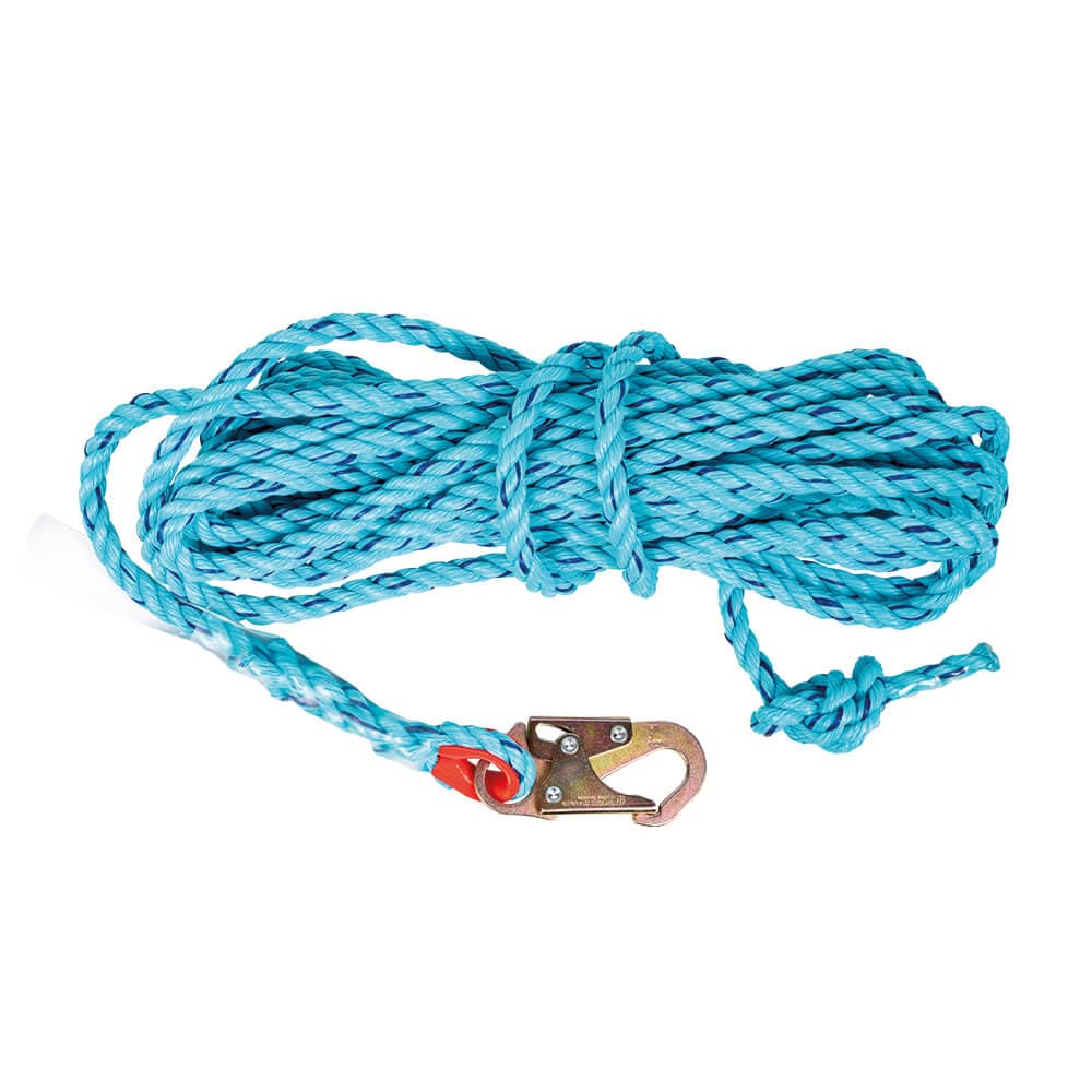 VERTICAL ROPE LIFELINE W/ 1 SNAP HOOK
