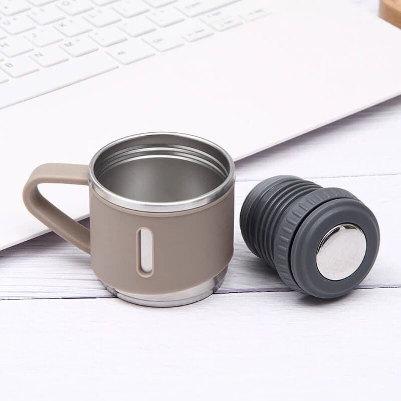 3 Piece Stainless Steel Travel Thermos and Mug Gift Set — view 3